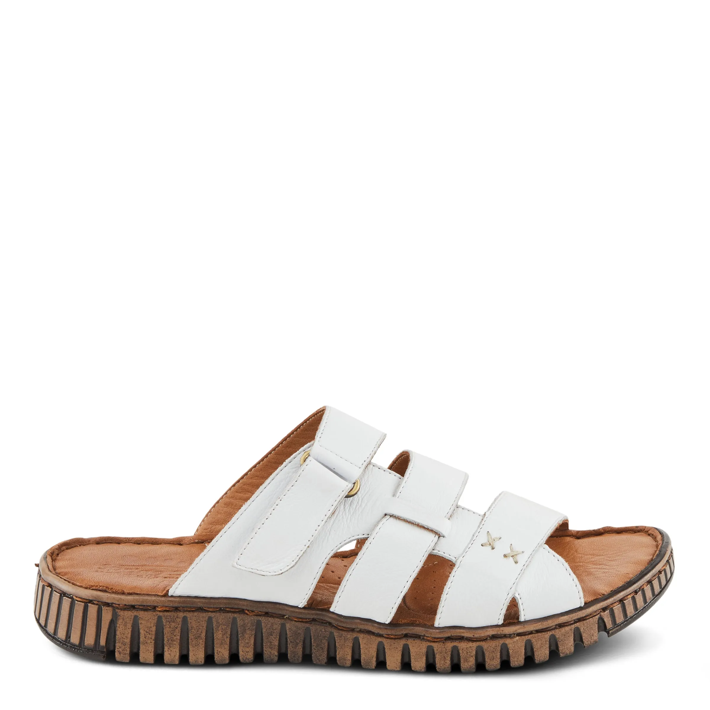 Spring Step Shoes Olly Sandals Women’s Leather Slip On 1" Heel