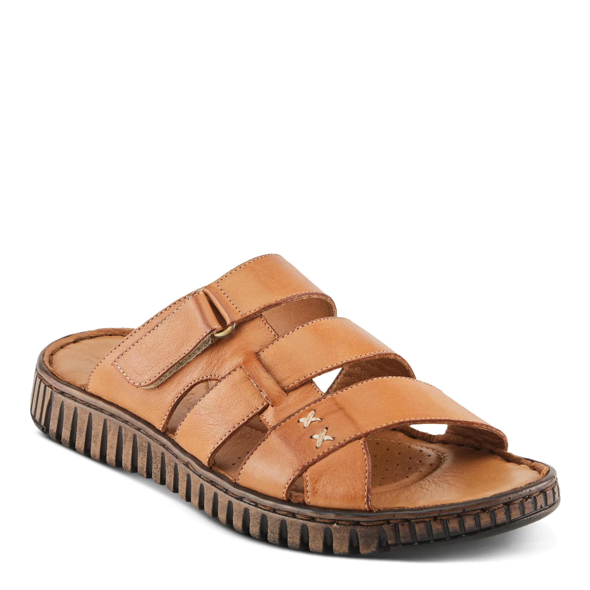 Spring Step Shoes Olly Sandals Women’s Leather Slip On 1" Heel