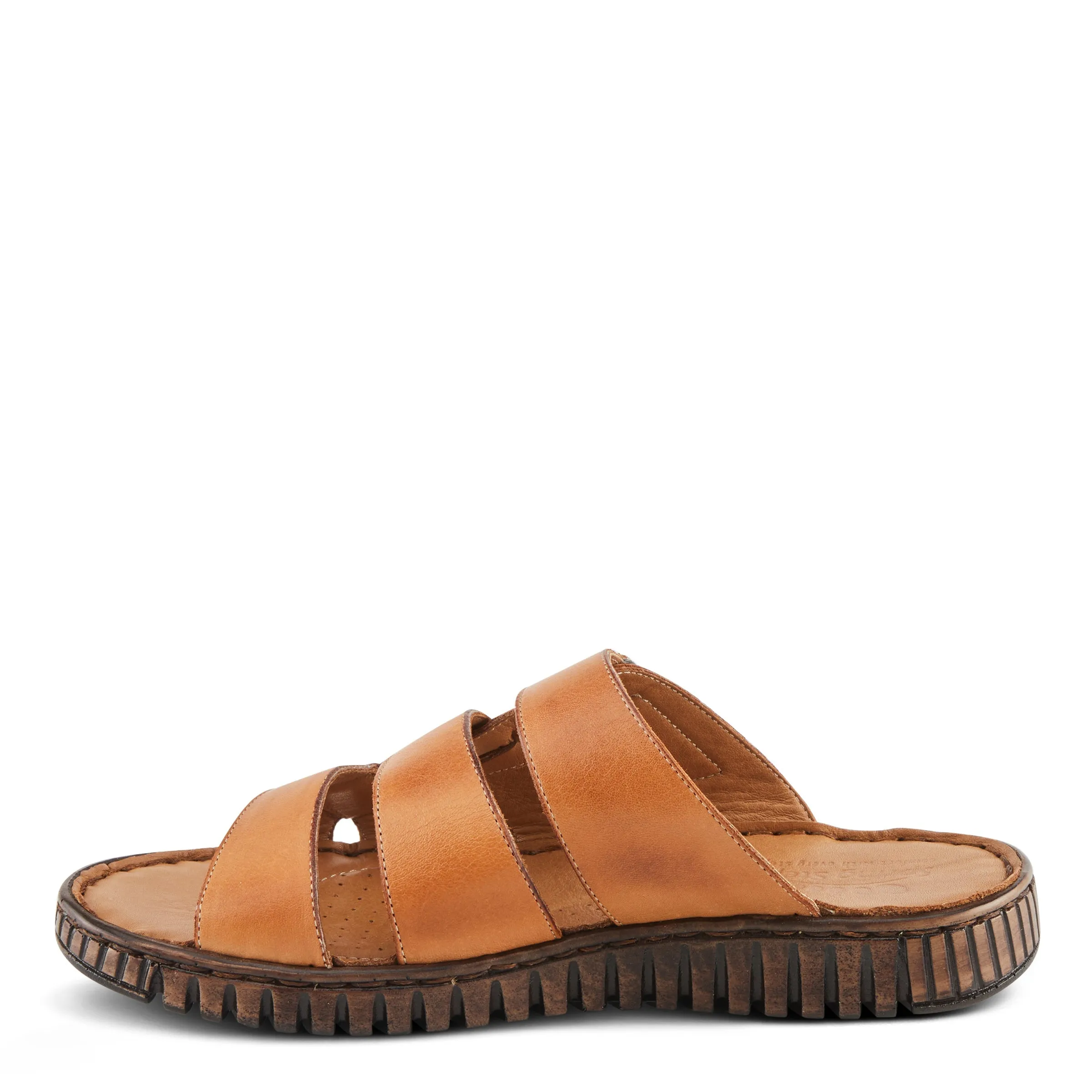Spring Step Shoes Olly Sandals Women’s Leather Slip On 1" Heel
