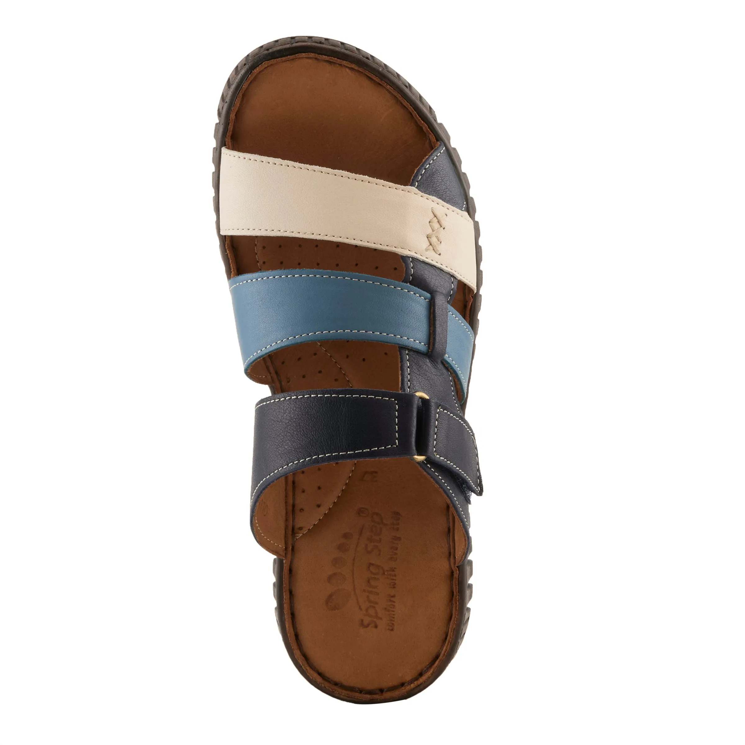 Spring Step Shoes Olly Sandals Women’s Leather Slip On 1" Heel
