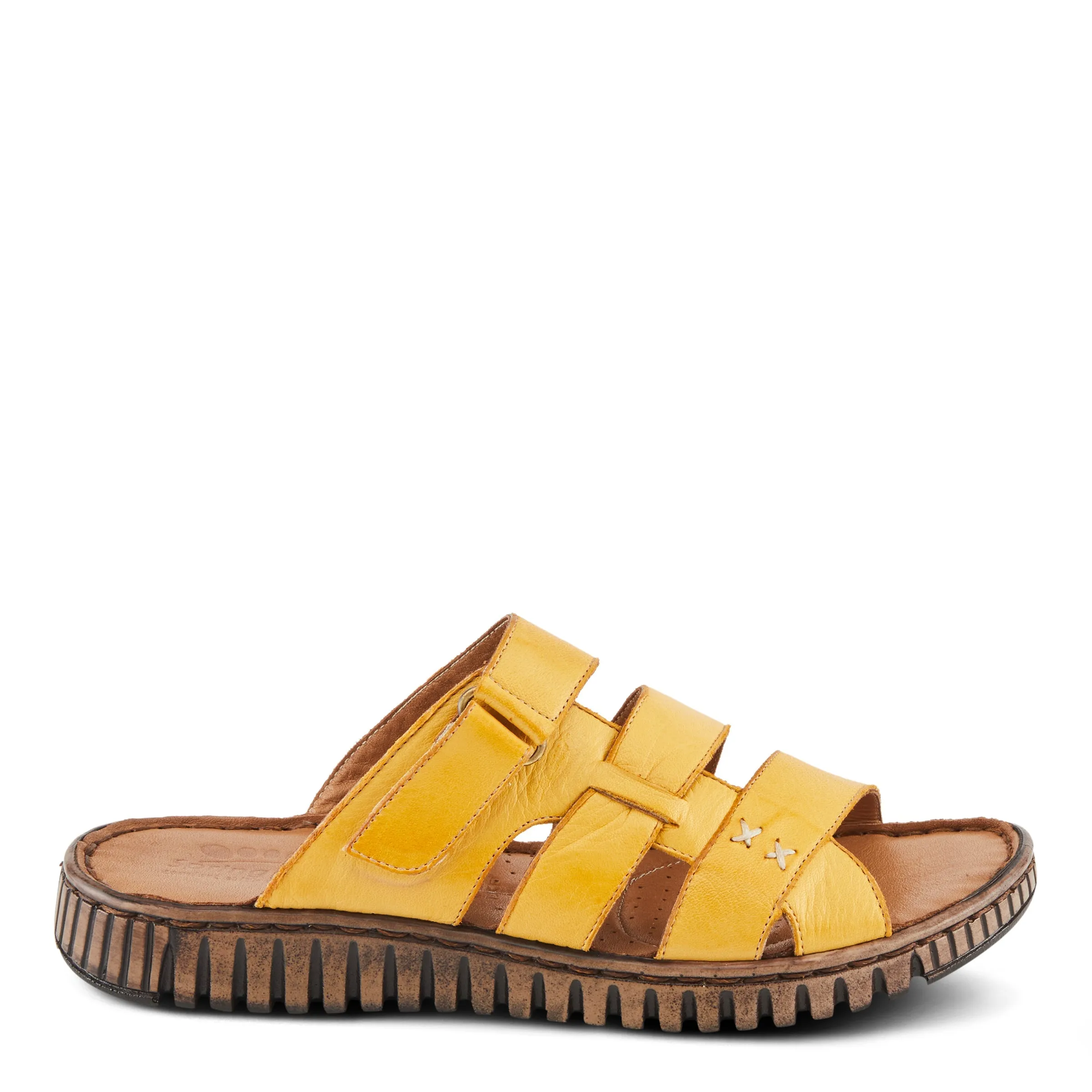 Spring Step Shoes Olly Sandals Women’s Leather Slip On 1" Heel
