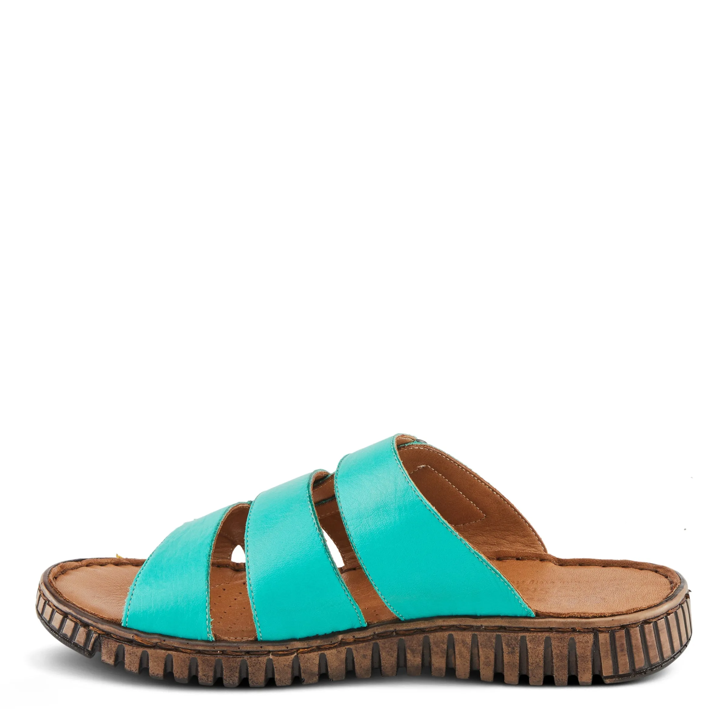 Spring Step Shoes Olly Sandals Women’s Leather Slip On 1" Heel