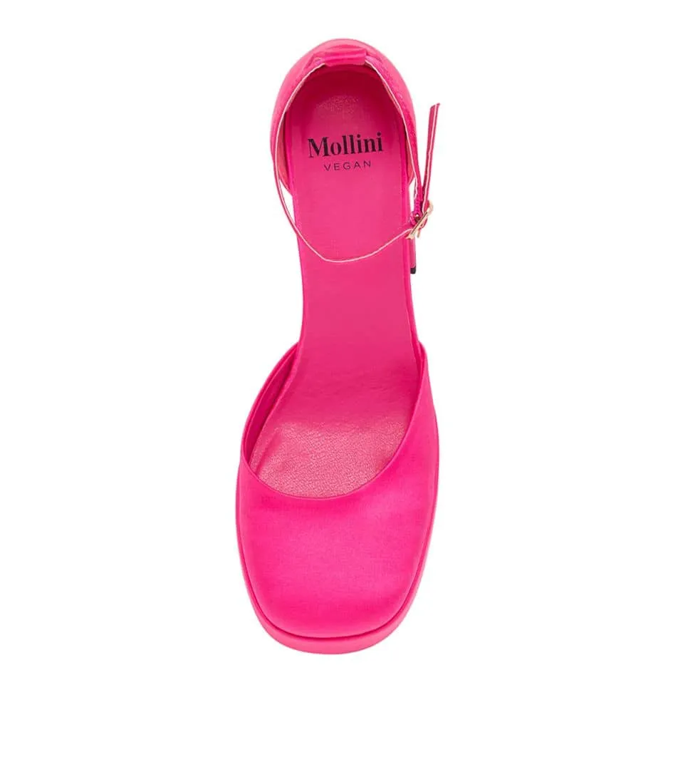 Tailah Fuchsia Satin Vegan Heel