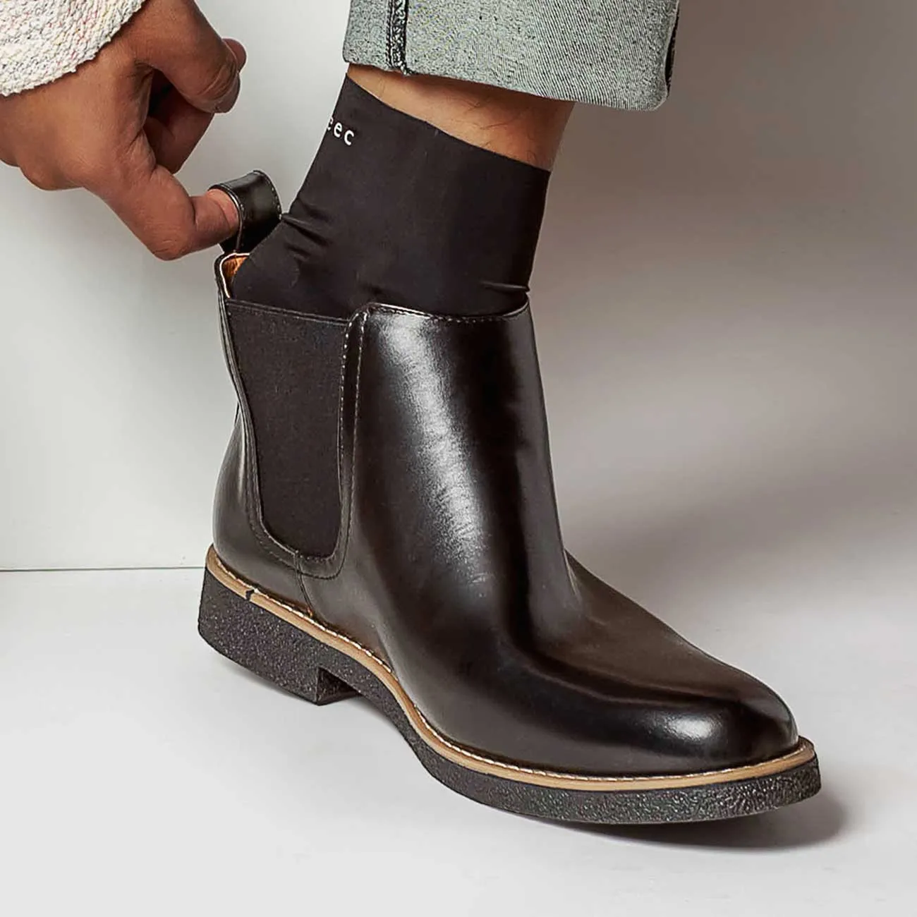 Ultra Thin InvisiLite Quarter Socks for Ankle Booties | BLACK