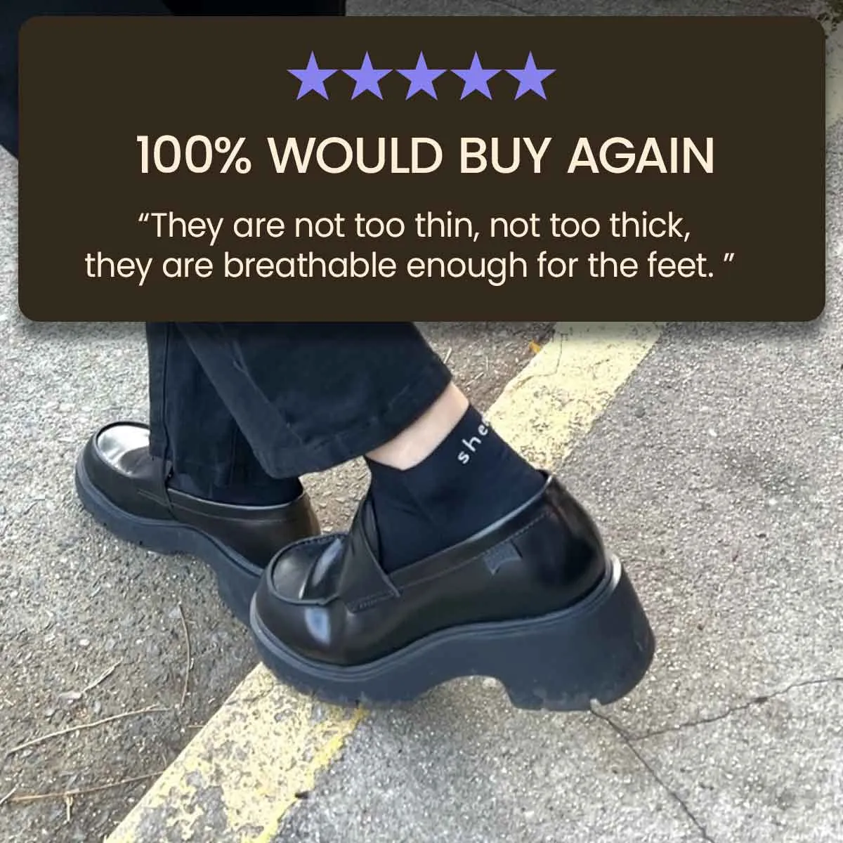 Ultra Thin InvisiLite Quarter Socks for Ankle Booties | BLACK