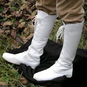 White Viking Boots