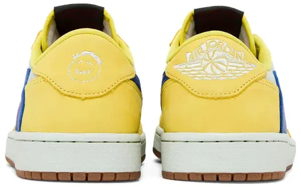 Woman's Air Jordan 1 x Travis Scott 1 Retro Low OG SP 'Canary'