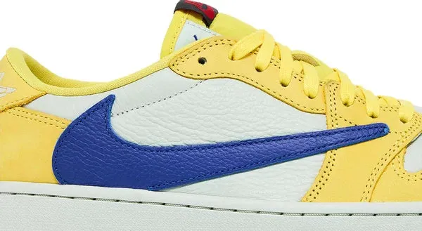 Woman's Air Jordan 1 x Travis Scott 1 Retro Low OG SP 'Canary'