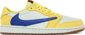 Woman's Air Jordan 1 x Travis Scott 1 Retro Low OG SP 'Canary'