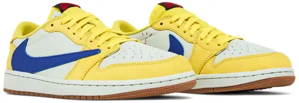 Woman's Air Jordan 1 x Travis Scott 1 Retro Low OG SP 'Canary'